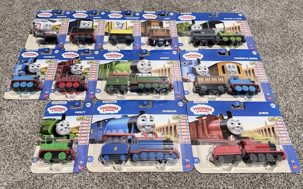 Thomas and Friends 2026 Metal Die Cast Set of 8 Plus James &Henry Brand New Seal