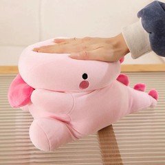 Cute Dinosaur Plush Toy Soft Stuffed Animal Rebound Doll Kids Gift Decor