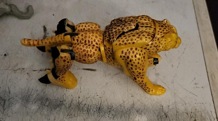 CHEETOR Transfomers Beast Wars 1999 Takara Action Figure GREEN EYES