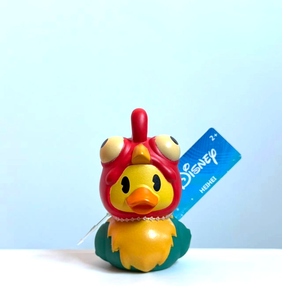 Disney Licensed Character Duck Moana Heihei the Rooster Rubber Duck NWT