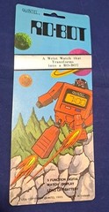 Vintage 1985 Quintel Transforming Robot Watch Original Package Backboard