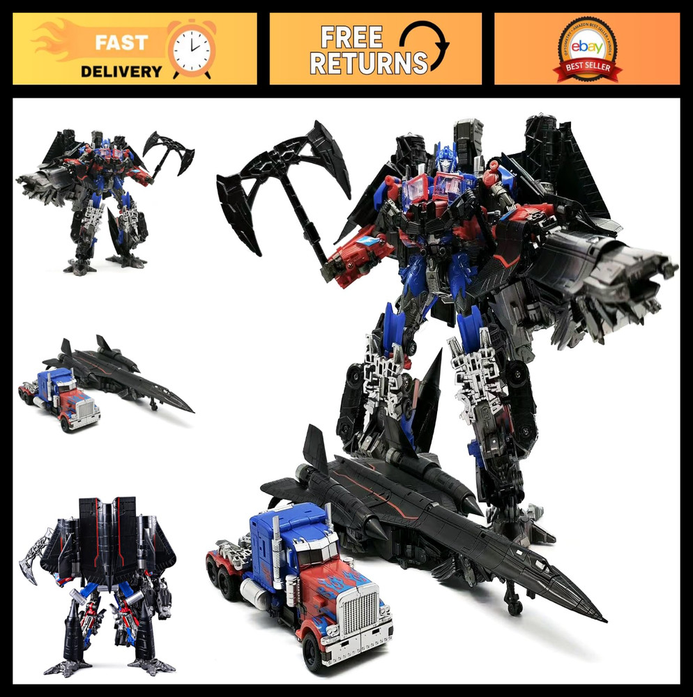 Transforming Robot Action Figure Set 2-in-1 Deformation Toy 7.9″ with Accessorie