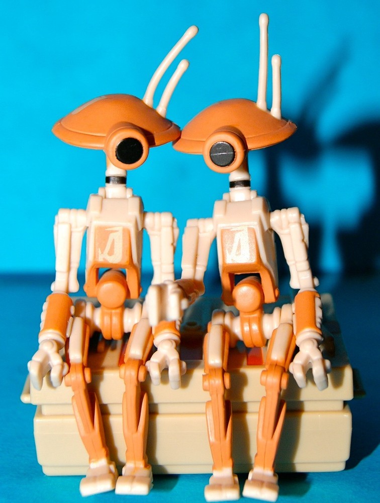 STAR WARS 30TH PIT DROIDS 2 PACK ORANGE LOOSE COMPLETE