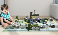 Military Base Set, Army Men Playset with Military Vehicle,Weapon Gear Ac…
