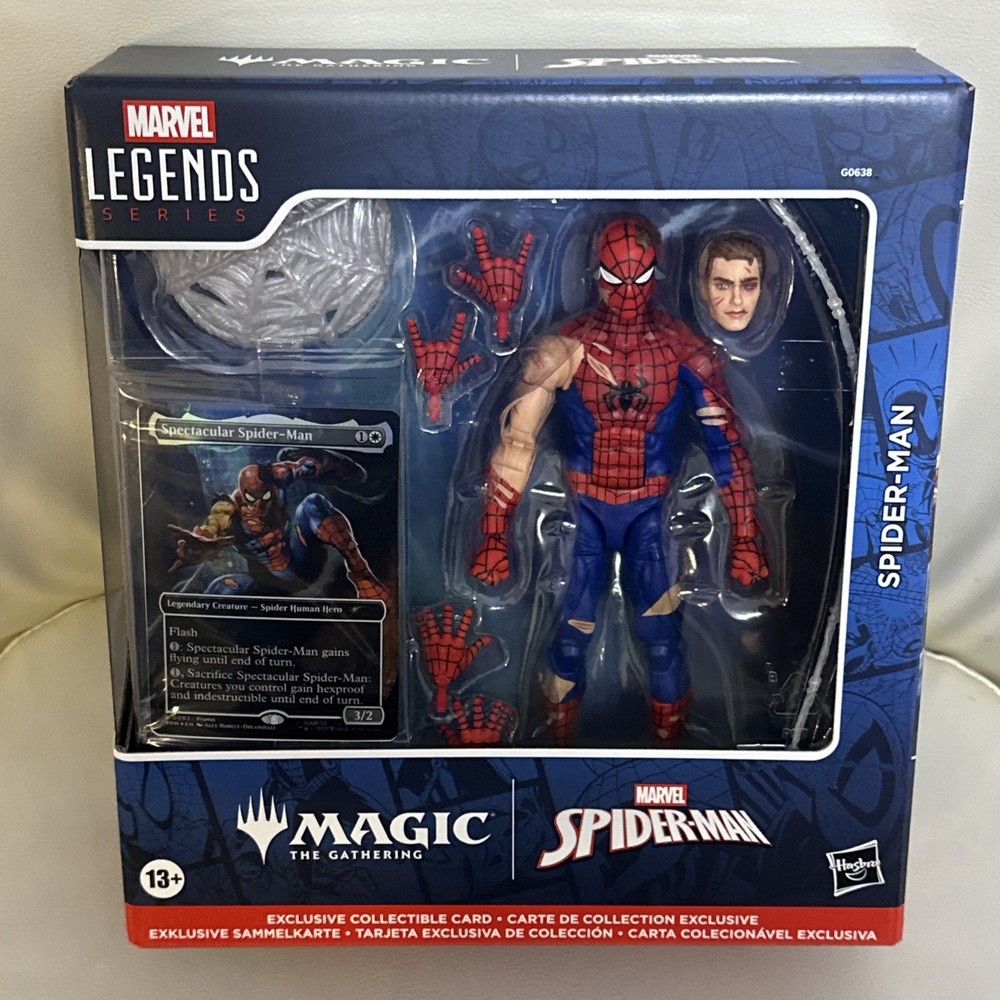 Marvel Legends Magic the Gathering SPIDER-MAN 6″ Hasbro Figure & Card BRAND NEW