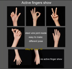 LDDOLL 1/6 27M Female Silicone Body Seamless Flexible 12″Action Figure f OB Head