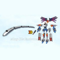 LDCX Super Train Robot China High Speed Railway 4 in 1 Trainsform Action Figure