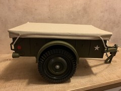 1/6 Scale HASBRO GI joe jeep trailer cover custom handmade
