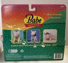 1998 Babe and Friends Mini Collection Stuffed Animals Blockbuster Exclusive (RD)