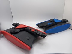 Retro Grid Tank for Vintage Tron action figures and lightcycles toys Black/Red