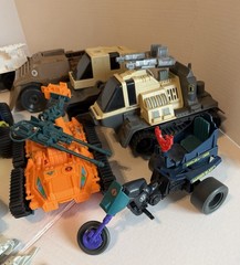 Lot of 10 Vintage 80s/90s GI Joe Vehicles & Parts Incomplete As Is