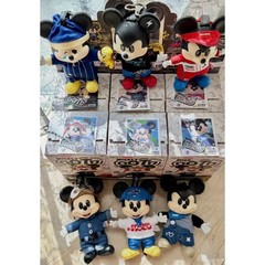 Miniso Mickey Ootd Series Plush Doll Cute Design Collectible Keychain Pendant