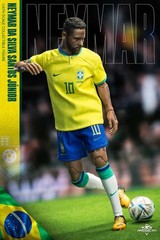 Competitive Toys 1/6 Neymar Jr Action Figure Brazil PSG Qatar World Cup 2022 New
