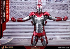 Hot Toys 1:6 Iron Man Mark V – MMS Diecast, Multicoloured