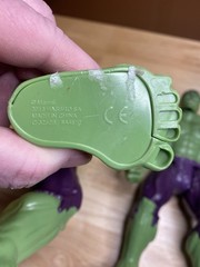 Hasbro~Marvel 2013 Incredible Hulk Toy Doll SA Made In China 11 1″ Tall Lot Of 2