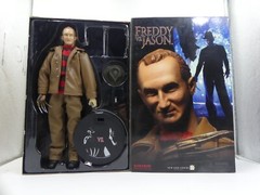 Sideshow Freddy vs Jason 12″ action figure Robert Englund-Krueger MISSING BOOK