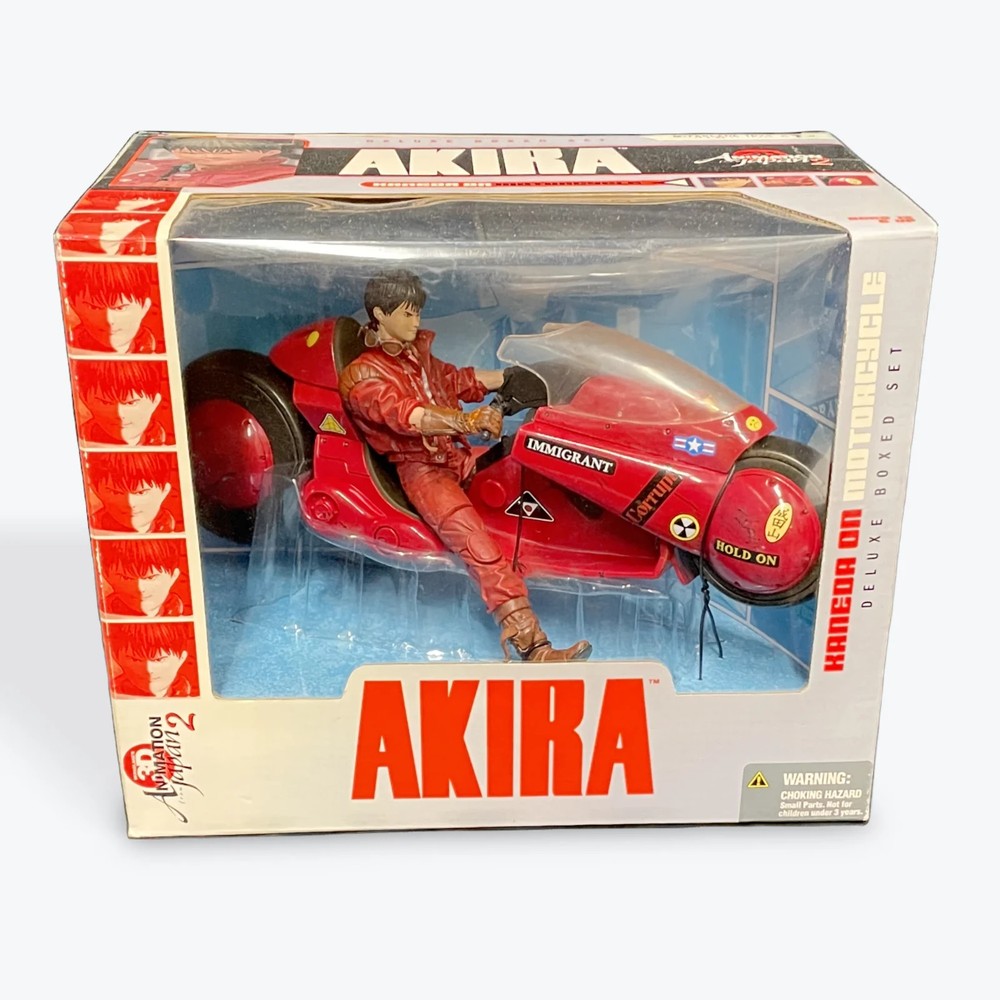 AKIRA Kaneda on Motorcycle Deluxe Boxed Set MCFARLANE TOYS 2001 NEW!