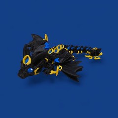 Baby Nightwing Dragon 2025 | 3D Printed Full Color Articulated Flexi Fidget Toy