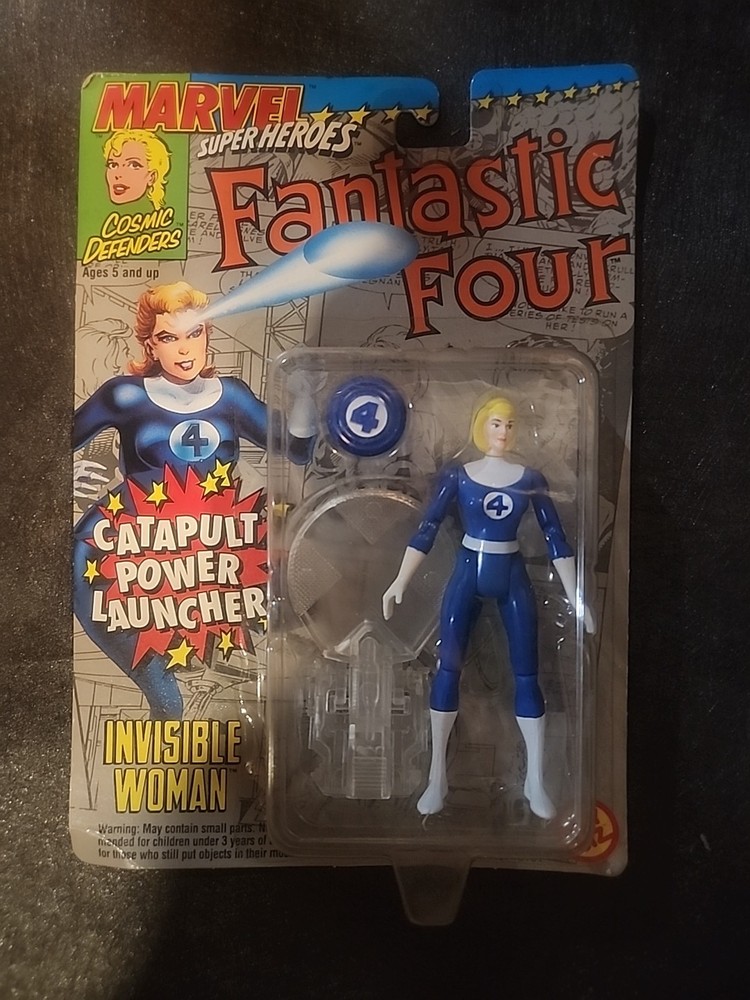 Marvel Super Heroes Fantastic Four 4 Invisible Woman Action Figure 1994 ToyBiz