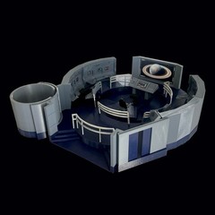 Custom USS Enterprise (NX-01) Bridge for 4.5 IN (1:16) FIGURE