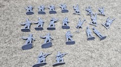 Blip Toys Battle Warriors Ninjas v Robots Army Men Miixed Lot Of Plastic Toys
