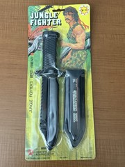 Vintage Bootleg Rambo Toy Jungle Knife New Sealed 80s