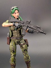 1/12 scale 3D printed Tactical AR-15 assault rifle for classified marvel legends