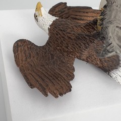 Schleich Bald Eagle Wings Spread On Branch 14780 Wildlife Realistic Bird Animal
