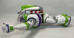 Toy Story Buzz Lightyear Talking Figure Works Thinkway Toys 12″ Lights Sounds
