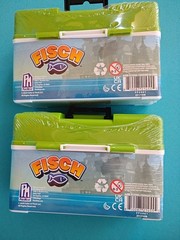 Microfigure 4-pack Micro Tackle boxes Lot Of 2 Approx 6″Each New Sealed Fisch