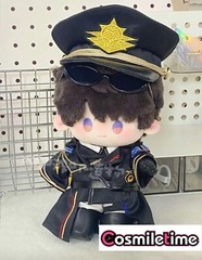 Love and Deepspace Xia Yizhou Caleb Captain Plush 20cm Doll Body Clothes Toy SA