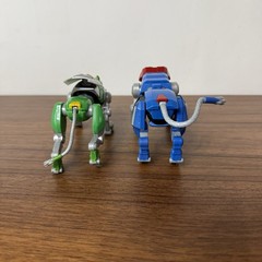 Voltron Legendary Defender Blue & Green Lion 2017 Playmates
