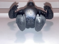 Vintage 1970’s Gorilla KING KONG Figure Hard Plastic 3.5″ Green Eyes Big Jim
