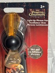 Disney Store Light-Up Pirates Of The Caribbean – 3 Different Phrase Fan Light Up