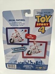 2019 Disney Story 4 Duke Caboom With Motorcycle Pull N Go Pixar Toy Rare NIB