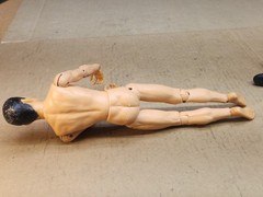 Ideal Captain Action Figure 12″ Plastic circa 1966 in Uniform