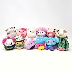 SQUISHMALLOWS Squad 2″ Plush Minis – Lot of 12 Different New Figures (Bin12)