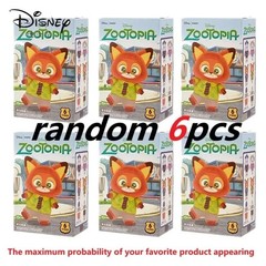 MINISO Zootopia Series doll Vinyl Plush Pendant Confirmed Blind Box Figure Gift