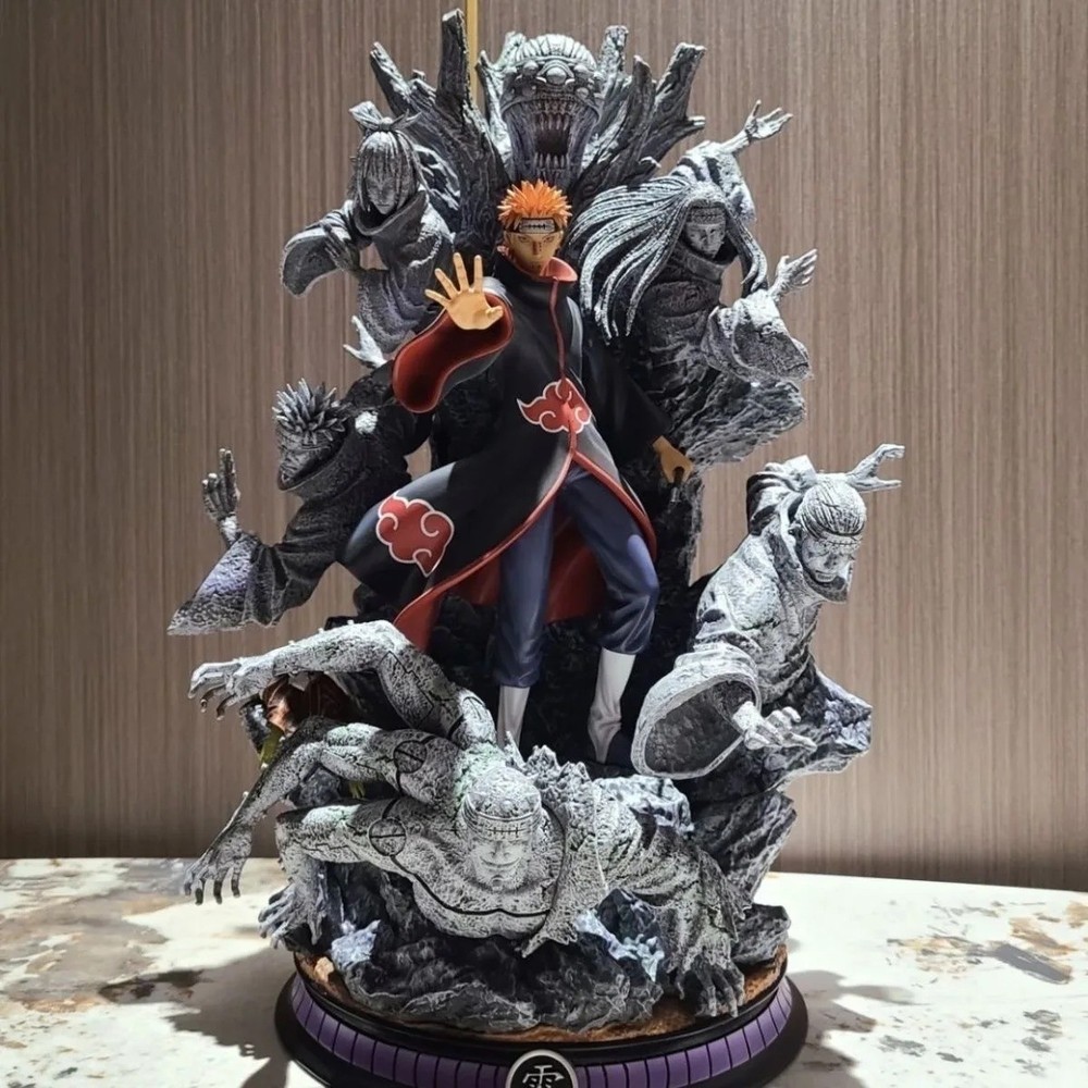 2026 Naruto Akatsuki Pain GK PVC Figure Statue Model Desk Decor Toy Gift Set New