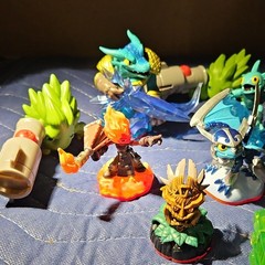 Activision Skylanders 2014 Dragon Figure Set Lot Wham-Shell Zap Plastic