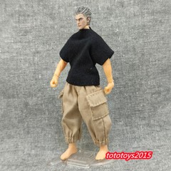 1:18 Casual Pants Trend Trousers Clothes Fit 3.75 ” Male Soldier Figure Body Toy