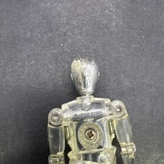 Micronauts Time Traveler Vintage Action Figure Clear 1976 H3B1