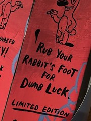 Gary Baseman 10″ White Dumb Luck Rabbit LE #98/100 • RARE