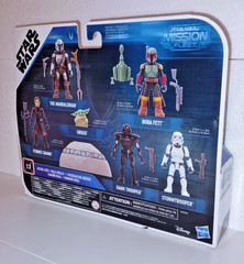 Star Wars Mission Fleet MANDALORIAN 6 Figure Set Grogu, Boba Fett F7761 Sealed
