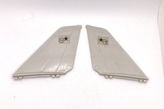 Skystriker Tail Fin Wing (2) Part GI Joe Vintage 1983 Vehicle Action