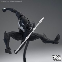 Mess Toys Black Suit Neighbor Spider-Man Symbiote Action Figure Boxed US STOCK