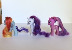 My Little Pony Mane 6 Lot Friendship Is Magic Gen 4 Brushable Pony Lot