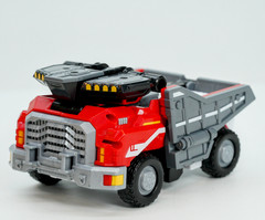 Metal Cardbot S FLAMENOVA Transformer Robot Fire Car Korean Toy