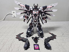 Metal Cardbot W TYRANT ZERO Transforming Train Robot K TOY Figure TyrantZero