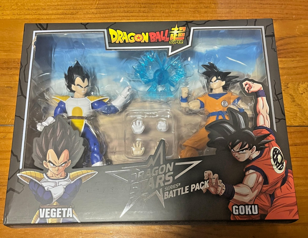 Dragon Ball Dragon Stars Series Battle Pack Vegeta vs Goku Action Figure 2-Pack